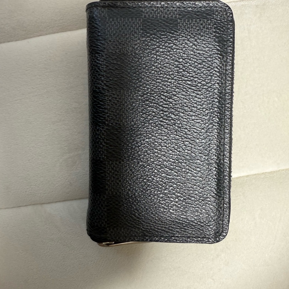 Louis Vuitton Black Textured Wallet